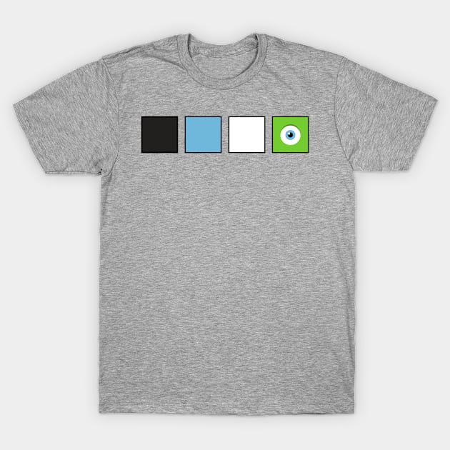 Wazowski Color Palette T-Shirt by disneyteez